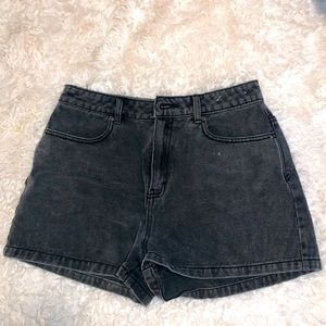 Like new Rusty black high waisted shorts